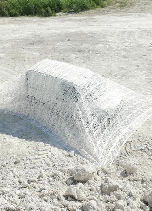 Сетка маскировочная тактическая военная для маскировки техники militex зимний...