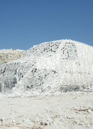 Сетка маскировочная тактическая военная для маскировки техники militex зимний...