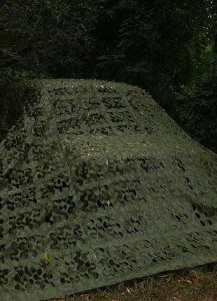 Сетка маскировочная тактическая военная маскирующая для маскировки техники militex...