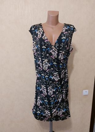 Летнее платье в цветы rose bud l