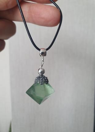 Підвіска срібна "флюорит"