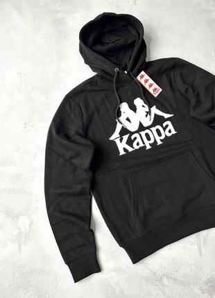 Толстовка kappa худи с лампасами мужская кофта s m l4 фото