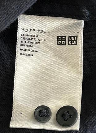 Чоловіча льняна сорочка uniqlo9 фото