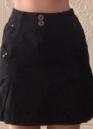 Карго юбка карго мини юбка чёрная мини юбка у2к
