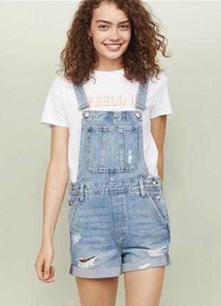 Джинсовий комбінезон, шорти h&m xs-s