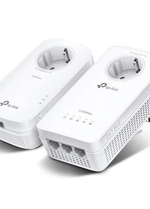 Комплект адаптеров powerline tp-link tl-wpa8631p kit 1300 мбит/с 2шт