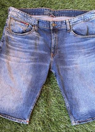 Мужские джинсовые шорты tommy hilfiger1 фото
