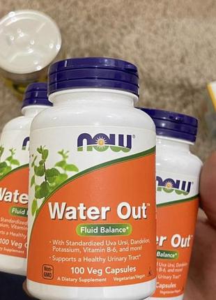Water out, комплекс против отеков, вотер аут, водный баланс, сша, 100 капсул