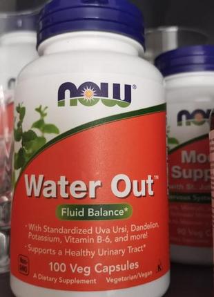 Water out, комплекс против отеков, вотер аут, водный баланс, сша, 100 капсул