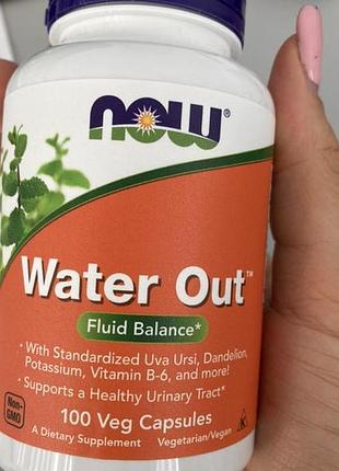 Water out, комплекс против отеков, вотер аут, водный баланс, сша, 100 капсул
