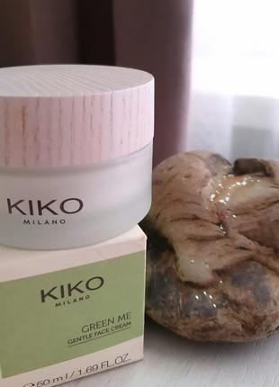 Kiko green me, крем для молодої шкіри, крем для обличчя з алоє