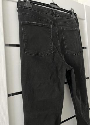 Стильні  чорні базові джинси кльош бренду primark cares x denim co8 фото