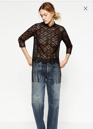 Мереживна блузка кофта