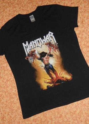 Футболка manowar/immortal warrior/рок мерч