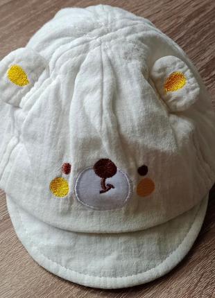 Муслиновый клетчатый клетку кепка