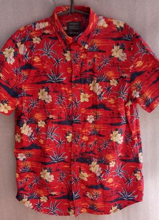 Летняя рубашка короткий рукав. ворот 39