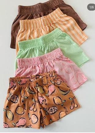 Шорты h&amp;m 110,116,122 тонкие
