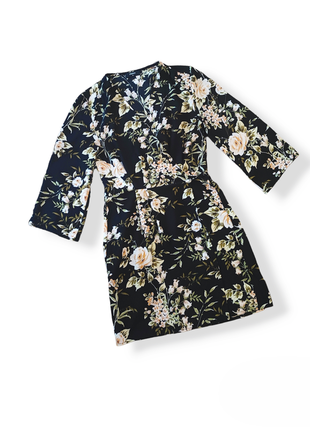 Прямое платье на запах papaya размер м