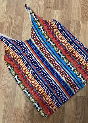 Майка яскрава принтована papaya