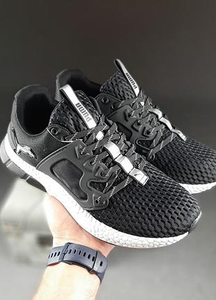 Кроссовки puma черные на белой