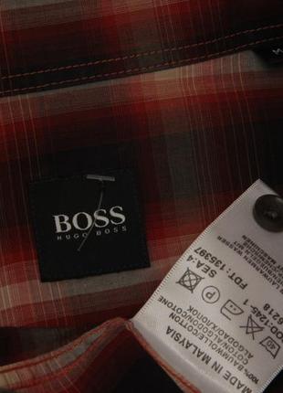 Hugo boss рр m рубашка из хлопка5 фото