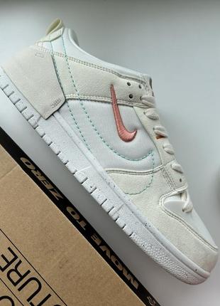 Кроссовки nike dunk low disrupt 2 pale ivory black dh4402-100