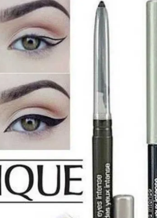 Clinique quickliner for eyes intense gel eyeliner makeup ~ 01 intense black1 фото