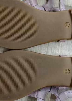 Кожаные босоножки flip flop от inuovo 39-40p9 фото