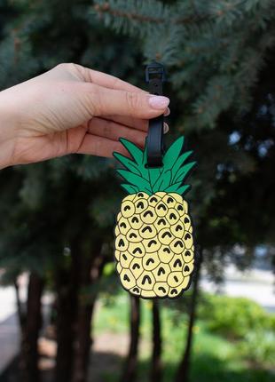 Бирка для чемодана pineapple