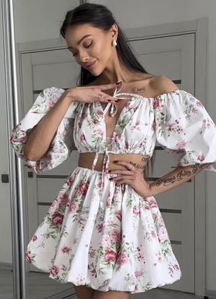 Сукня костюм троянда платье роза