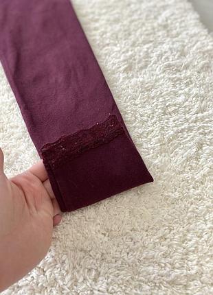 Лосины бордовые george 8-9 лет 2