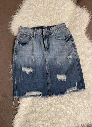 Джинсова спідниця
