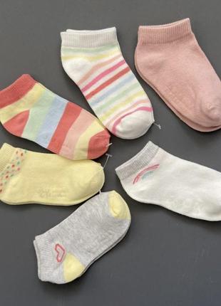 Літні шкарпетки для дівчинки 4-5 років