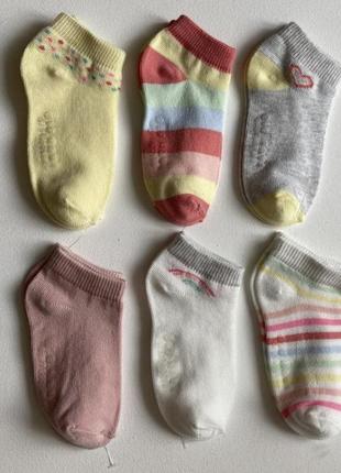 Літні шкарпетки для дівчинки 4-5 років9 фото