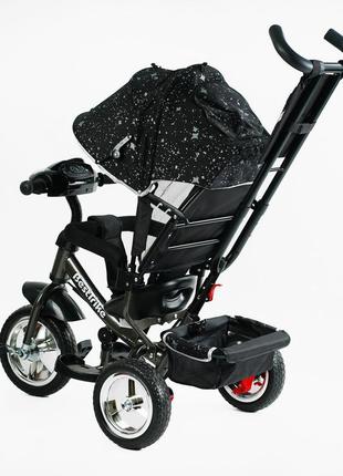 Детский трехколесный велосипед с родительской ручкой best trike 65883 фото