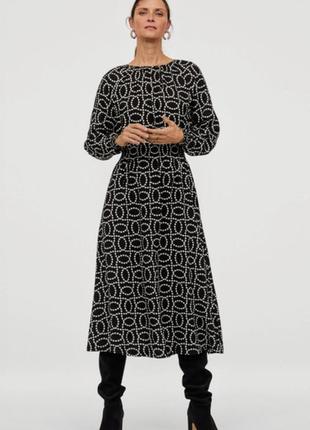 Довга сукня  вільного крою від h&m