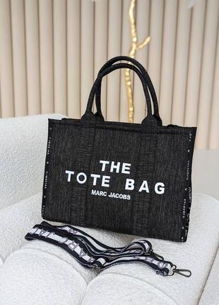 Сумка the jacquard medium tote bag текстиль8 фото