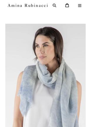 Amina rubinacci льняний великий шарф