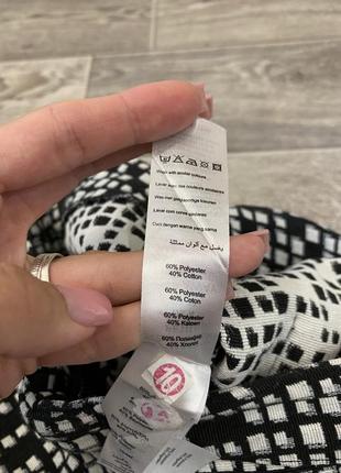 Плотная мини юбка в клетку 4