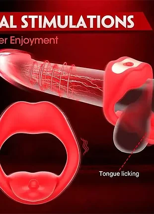 Віброкольцо love spouse tongue 2