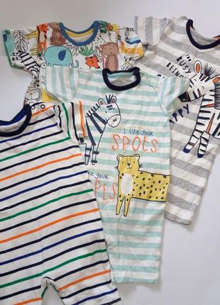 Літній пісочник george на хлопчика 6-9-12 місяців 74-80 см комбінезон