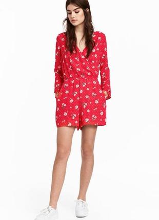 Комбинезон женский h&m цветочный принт