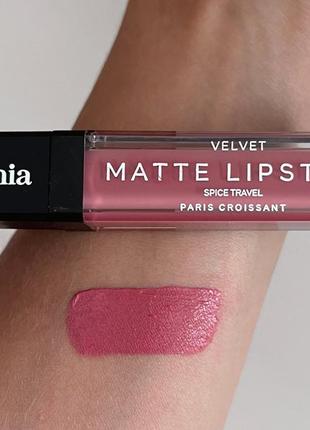 Помада для губ жидкая bogenia velvet matte lipstick4 фото