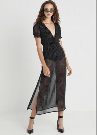 Шифонова прозора сукня