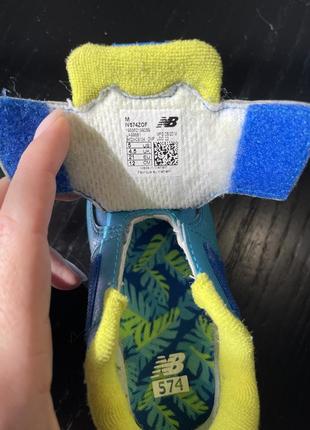Кросівки снікерси new balance 574 zoo, синій колір | iv574zof7 фото