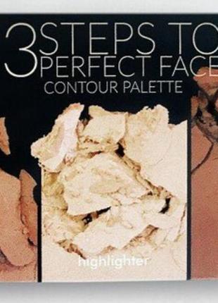 Wibo 3 steps perfect face contour palette палетка  для контуринга