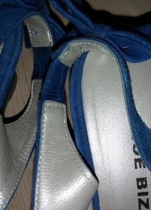 Shoe biz copenhagen - замшеві босоніжки 40 розмір (26,5 см)3 фото