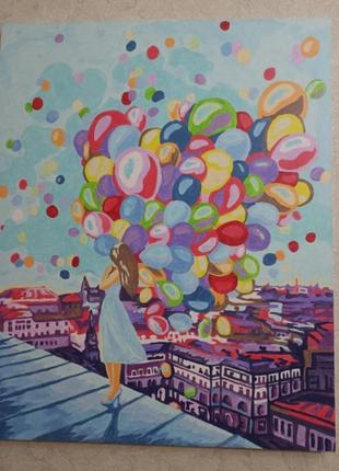 Картина по номерам готова