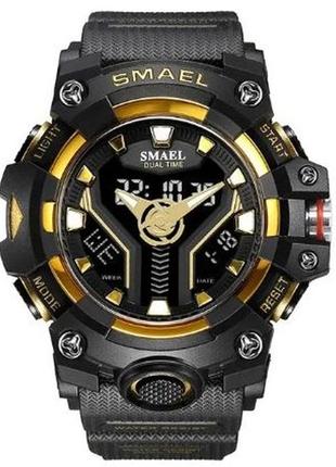 smael 8075 dual time watch 305 164776901