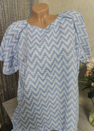 Превосходная современная блуза,100%лён,next,18/l